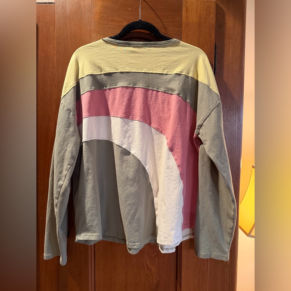 Easel Multicolor Long Sleeve Top - Picture 2 of 4